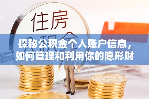 赣县探秘公积金个人账户信息，如何管理和利用你的隐形财富