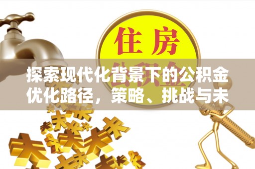 赣县探索现代化背景下的公积金优化路径，策略、挑战与未来展望