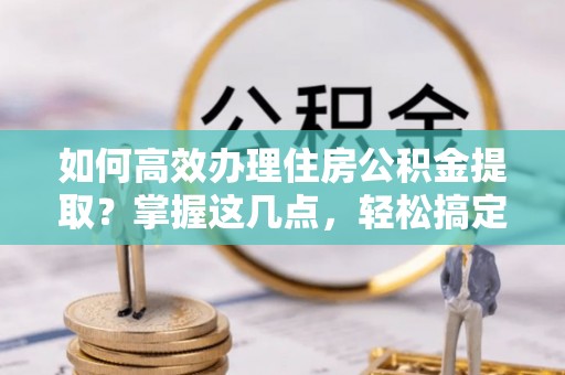 赣县如何高效办理住房公积金提取？掌握这几点，轻松搞定！