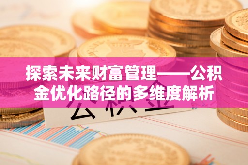 赣县探索未来财富管理——公积金优化路径的多维度解析