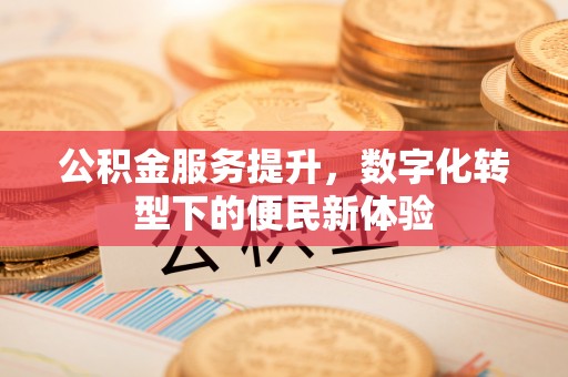 赣县公积金服务提升，数字化转型下的便民新体验