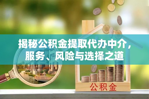 赣县揭秘公积金提取代办中介，服务、风险与选择之道