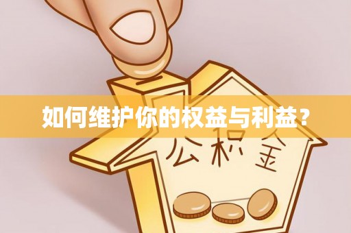 赣县如何维护你的权益与利益？